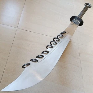 Handgefertigtes chinesisches Neun Ringe Kampf Dao KUNGFU Breitschwert Schwert High Carbon Stahl - Bild 1 von 12