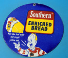 Vintage Southern Bread Porcelain Gas Pump Plate General Store Grocery Store Sign