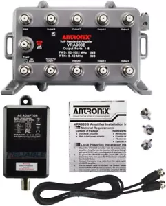 Advanced 9-Port Signal Boosting Splitter with Active Return and F59 Terminators - Picture 1 of 7