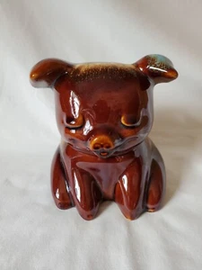 Hull Pottery Sitting Pig Bank with Great Color and Mint Condition - Bild 1 von 6