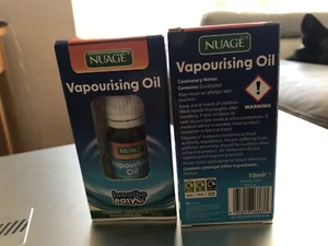Nuage Decongestant Vapour Oil Drops Menthol Eucalyptol Massage Bath Oil 10ml - Picture 1 of 3
