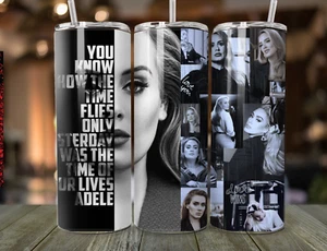 Custom Adele Edelstahl Becher 20 oz mit Strohhalm - Bild 1 von 1