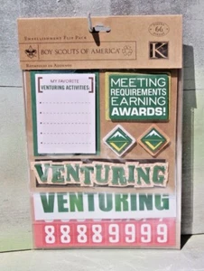 Boy Scouts of America Embellishment Flip Pack, Venturing Scrapbooking - Picture 1 of 3