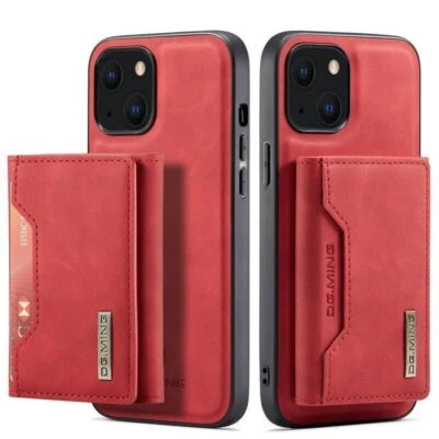 DG.MING Case For iPhone 17 Air 16 15 14 13 12 11 Magnetic Leather Wallet Cover - Image 1 of 4