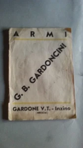 Gardoncini Fucili Pistole catalogo produzione modelli 1938 depliant brochure - Picture 1 of 5