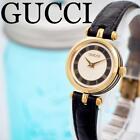 Gucci Watch Ladies Quartz 21Mm Round White Swiss Made Vintage