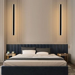 Modern Outdoor Wall Light, Wall Mount Lighting Fixture, 2Pcs Wall Lights - Picture 1 of 22