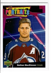 Nathan MacKinnon 2020-21 Upper Deck Portraits Card P-12 Colorado Avalanche - Picture 1 of 1
