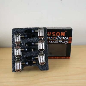 Gibson USA Kluson Deluxe Tuners w/ Black Keys LPJ - Picture 1 of 6