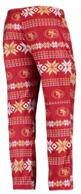 Pantalones de pijama para hombre San Francisco 49ers SF rojo talla L Foto 1 de 4