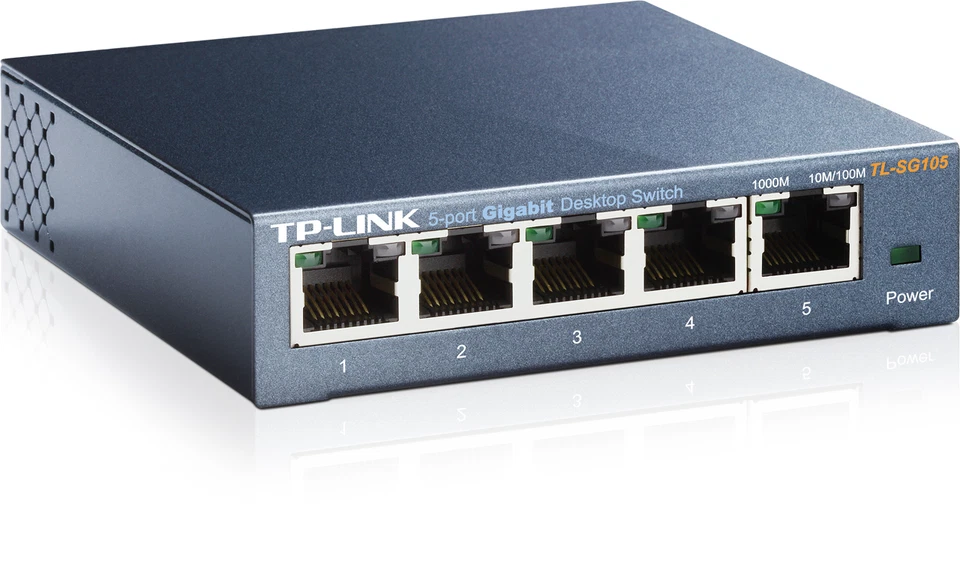 TP-Link TL-SG105 (5 Ports - 10/100/1000 RJ45) Ethernet-Schalter
