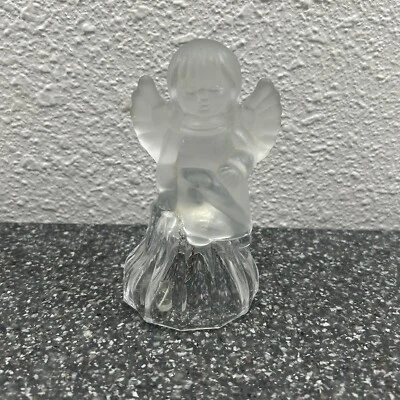 Vintage 4.75" Crystal Angel Bell Artmark Japan - Image 1 of 4