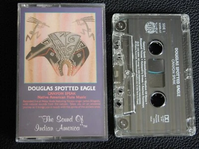 DOUGLAS SPOTTED EAGLE - CANYON SPEAK - 1990 CASSETTE TAPE (NATIVE AMERICAN,FLUTE - Image 1 of 4