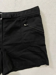 Ann Taylor LOFT Misses Black Shorts Size 12 Front pockets. Buckle closing - Picture 1 of 9