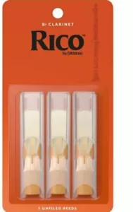 3-Pack Bb Clarinet Reeds Strength 1.5 Rico RCA0315 - Picture 1 of 14