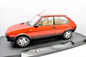 Modellino auto scala 1:18 Fiat Ritmo TC 125 rosso modellismo statico collezione - Imagen 1 de 4