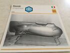 Carte moto Piaggio 125 Vespa de record 1951 collection Atlas motorbike Italie