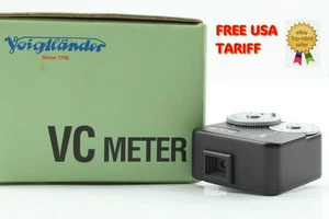 Tested [MINT in Box ] Voigtlander VC Black Light Meter Shoe Mount From Japan - Picture 1 of 9