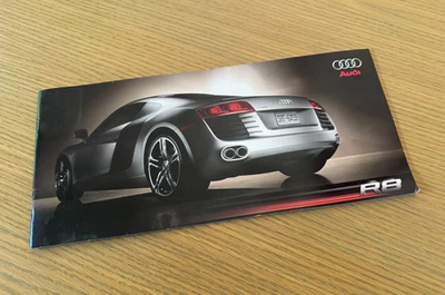 Folleto de ventas de concesionario Audi R8 2008 OEM (impreso 2007 C-R8-08-002 EE. UU.) Foto 1 de 4