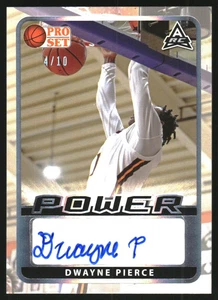 2021-22 Leaf Pro Set Power Silver #BADP1 Dwayne Pierce Auto /10 - Picture 1 of 2