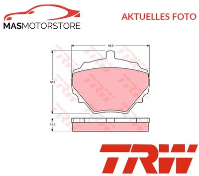 SATZ BREMSBELÄGE BREMSKLÖTZE HINTEN TRW GDB974 A FÜR MG MGB GT,MGB 1.8 1.8L - image 1 of 4