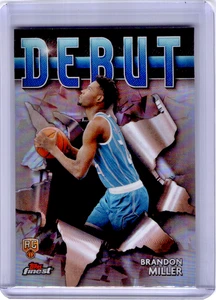 2023-24 Finest Debut Refractors #D2 Brandon Miller - Picture 1 of 2