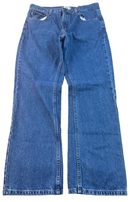 VTG LL Bean Jeans Men’s 33x30 Blue Denim 100% Cotton 90s USA Relaxed Fit - Image 1 of 4