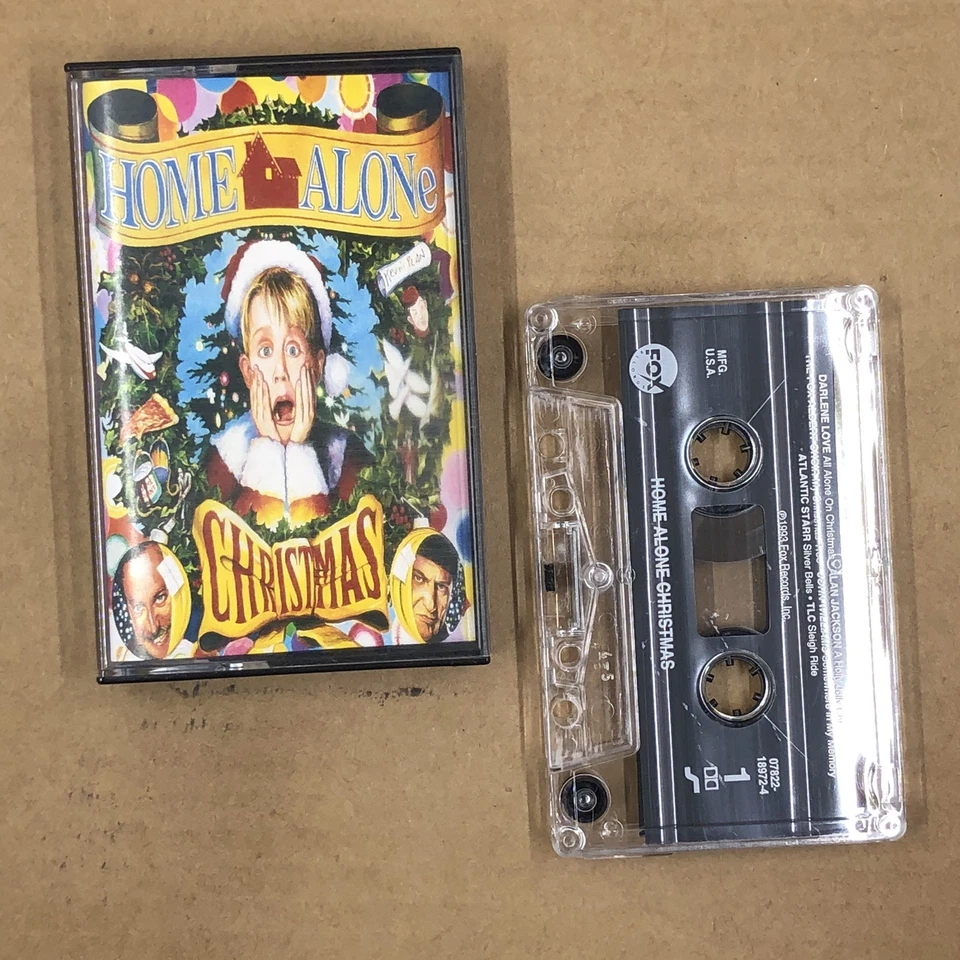 HOME ALONE CHRISTMAS Cassette Tape 90s Soundtrack DARLENE LOVE TLC TOM PETTY - Imagem 1 de 4