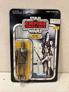 Vintage Star Wars Empire Strikes Back IG-88 UNPUNCHED HIGH GRADE 41 BACK IG88 - Picture 1 of 14