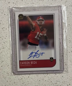 Carson Beck 2023 Super Glow 1ª Edición Prospect AUTO Georgia Quarterback - Imagen 1 de 2