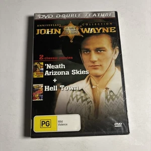 Neath Arizona Skies / Hell Town DVD John Wayne All Regions NEW - Picture 1 of 2