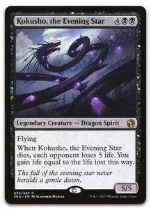 Kokusho, the Evening Star #95 (NM) Iconic Masters IMA Magic MTG - Picture 1 of 2