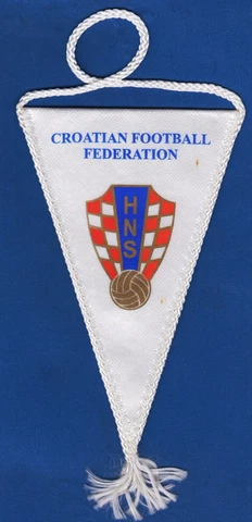 HNS, CROATIAN FOOTBALL FEDERATION - Hrvatski nogometni savez, rarre flag ! Cover