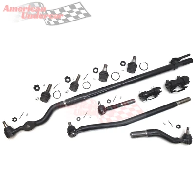 XRF Tie Rod Ball Joint Drag Link Kit Ford F250 F350 Super Duty 1999 - 2004 4x4 - Image 1 of 4