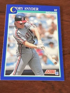 Cory Snyder 1991 Score #19 Cleveland Indians B3857 - Picture 1 of 1