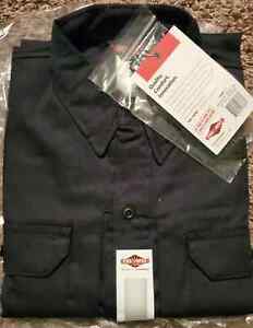 TRU-SPEC 1440 Flame-Resistant Dress Shirt DARK NAVY MENS SIZE LARGE