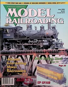 Model Railroading Magazine July 2004 Corn Syrup Tank Cars, Diesels NP F7 and F9 - Picture 1 of 2