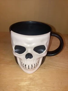 Black And White Skull Coffee Cup - Picture 1 of 6