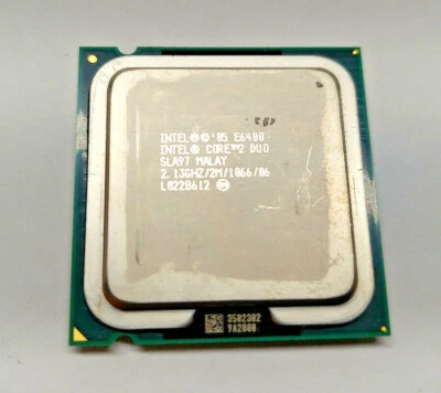 Intel Core 2 Duo Processor E6400 SLA97 2.13GHz 2MB 1066 MHZ LGA 775 CPU TESTED - Image 1 of 4