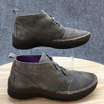 Jambu Boots Womens 7.5 M Madison Chukka Gray Leather Lace Up Comfort Ankle Top - Image 1 of 4