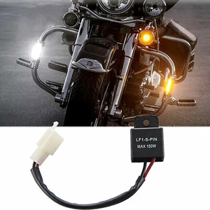 2 Pin LED Flasher Relay Fix Motorcycle Turn Signal Light Hyper Flash For Aprilia - Picture 1 of 7