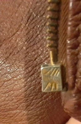 Chaqueta de cuero de cabra de finales de los años 30 40 pegada garra Sunburst cremallera talla M  Foto 1 de 4