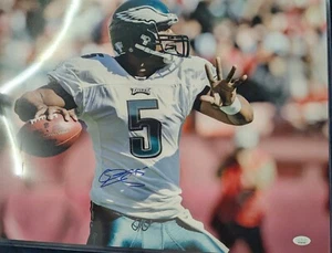 PHILADELPHIA EAGLES DONOVAN MCNABB #5 QB SIGNED AUTO 16X20 PHOTO JSA - Picture 1 of 3