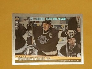 1995-96 COLLECTOR'S CHOICE PLAYER'S CLUB PLATINUM #1 WAYNE GRETZKY KINGS