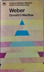 Weber by Donald Gunn Macrae (Paperback, 1974) - Picture 1 of 1