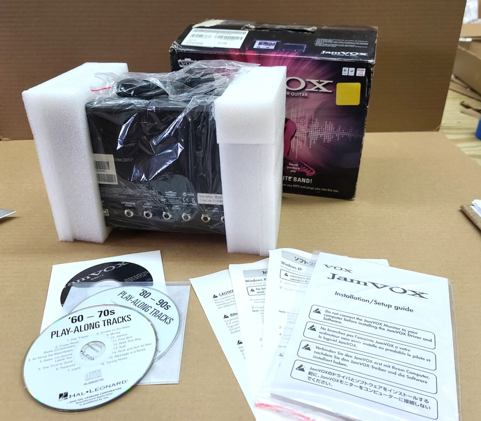 VOX JamVox JV-1 Guitar Monitoring System USB Interface w/ Box, Software, Discs - Image 1 of 4