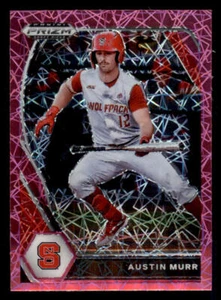 2021 Panini Prizm Draft Picks Prizms Pink Velocity #165 Austin Murr - Picture 1 of 2
