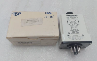 Magnecraft W211ACPSOX-5 Zeit Verzögerung Relais In.120VAC 50/60Hz Auf Range - Image 1 of 4