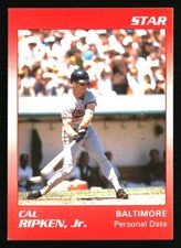Cal Ripken, Jr. 1990 Star Cal Ripken Jr. #10  Baseball Card