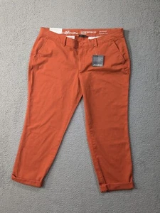 Pantalone Eddie Bauer 10 Petite Legend Lavaggio Ragazzo Slim Elasticizzato Arancione - Foto 1 di 21